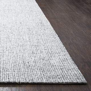 Rizzy Home Brindleton BR351A Gray Solid Area Rug, Rectangular 9'x12'