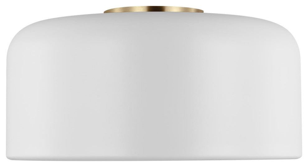 Malone Medium Ceiling Flush Mount, Matte White