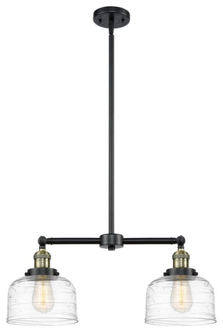 Innovations Bell LED Island Light 209-BAB-G713-LED, Black Antique Brass