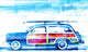 "Surf Day" Fine Art Canvas Print, 45"x30"