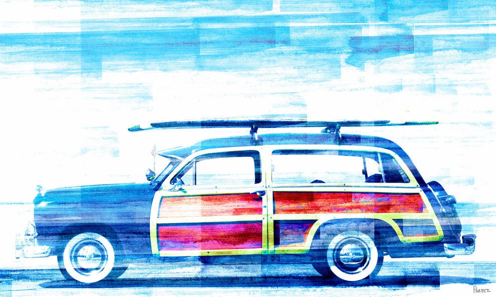 "Surf Day" Fine Art Canvas Print, 45"x30"