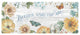 "Butterfly Bloom V on Wood Gray" Paper Print by Daphne Brissonnet, 32"x14"