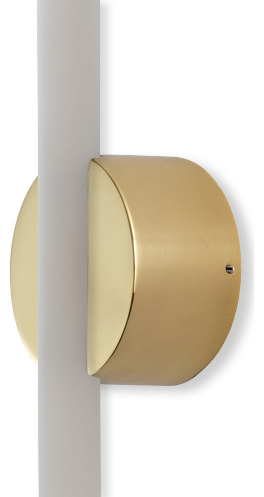 Kilter Wall Light 640mm Length 2700K Solid Brass