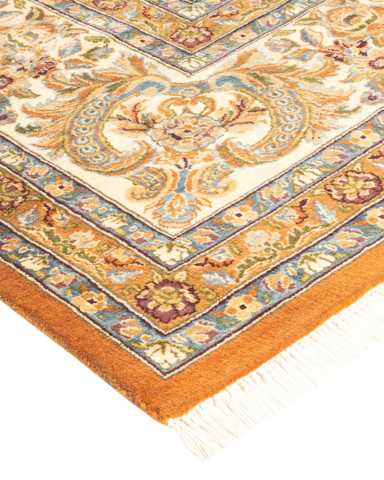 Mogul, One-of-a-Kind Hand-Knotted Area Rug Yellow, 8' 10" x 12' 1"