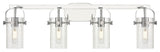 Pilaster 4 34.875" Bath Vanity-Light Polished Chrome