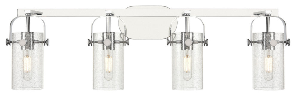Pilaster 4 34.875" Bath Vanity-Light Polished Chrome