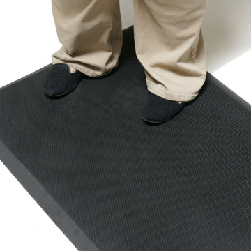 Rubber-Cal Soft Cloud Anti-Fatigue Matting 3/4" Thick, 3'x5' Black