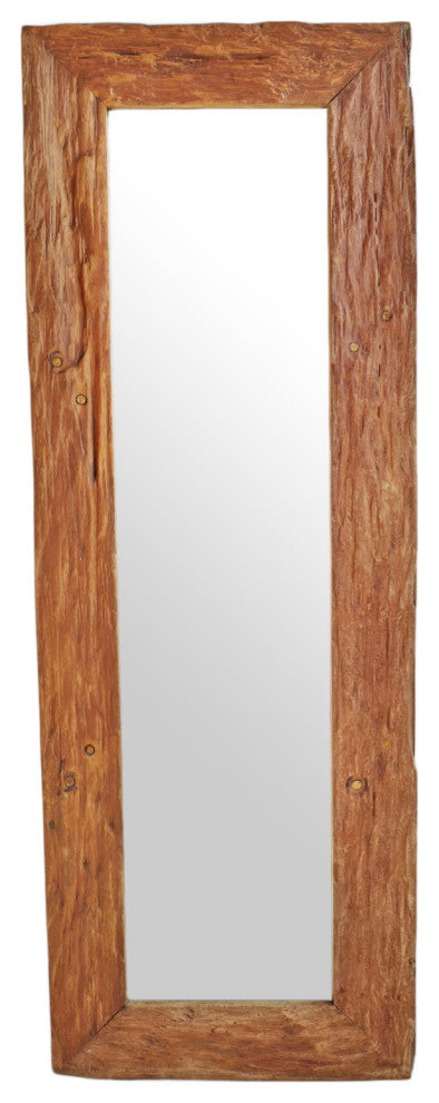 Reclaimed Old Wood Mirror 1