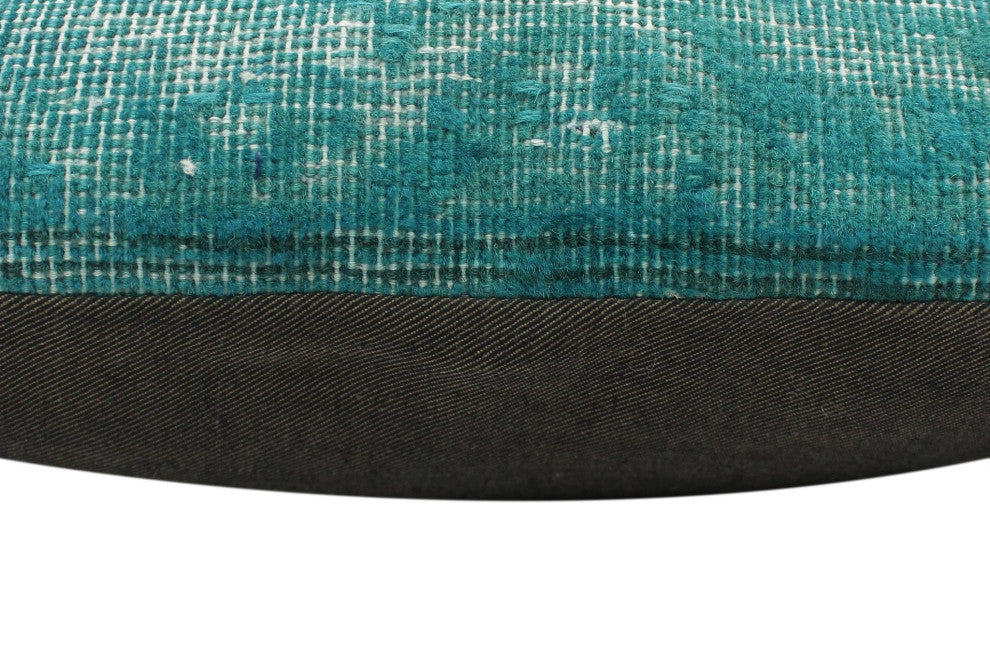 Shabby Chic Doolan Vintage Distressed Handmade Rug Pillow