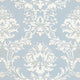 Traditional Damask Wallpaper, Aqua, Bolt