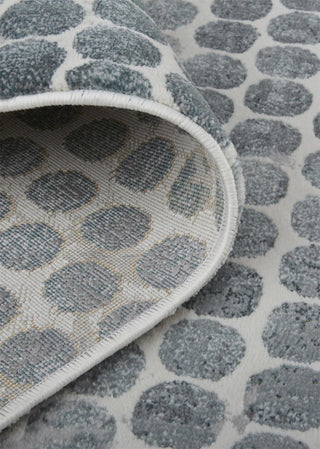 Weave & Wander Halton Blue/Silver 2'x3' Power Loomed Area Rug