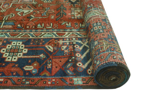 Fine Vintage Heriz Bickford Rust/Charcoal Runner, 5'0 x 12'1