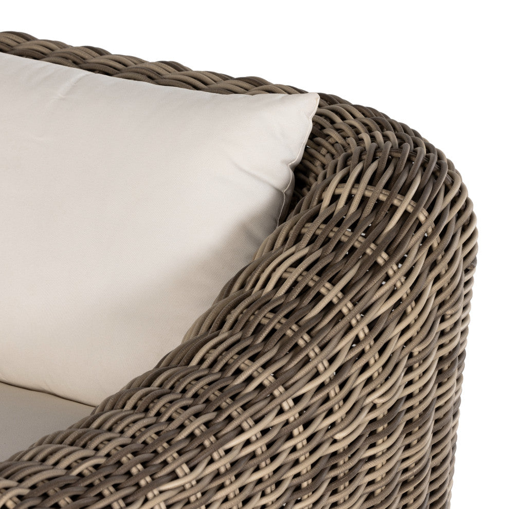 Messina Outdoor Chaise Lounge-Natural