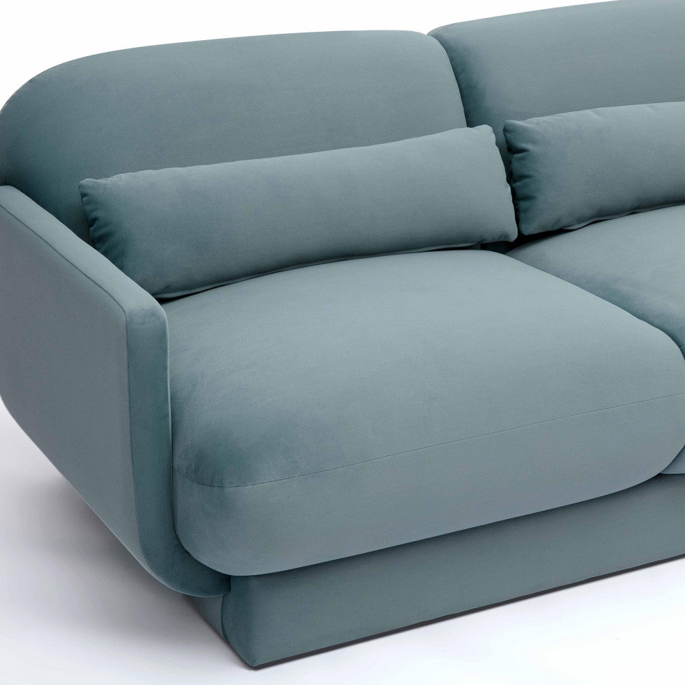 Azale Sofa, Powder Blue