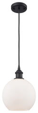 Innovations Lighting 516-1P-BK-G121-8 Athens 1 Light 8" Mini Pendant
