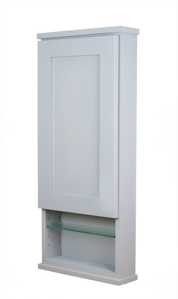30" Orpheus  On the wall Cabinet with 12" open shelf 3.5" deep
