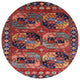 Ahgly Company Indoor Round Mid-Century Modern Area Rugs, 8' Round