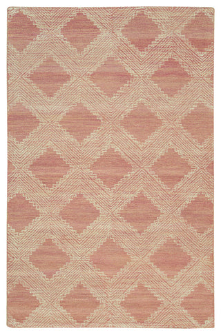 Hand-Tufted Wool Pink Contemporary Spring 2020 Rug, 5'x8'