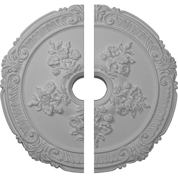 26"OD x 3 3/4"ID x 1 1/2"P Attica with Rose Ceiling Medallion, Two Piece