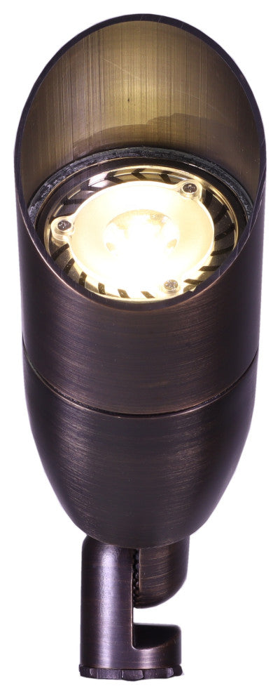 Brass Low Voltage Bronze Directional Light Low Voltage Landscape Light, Led