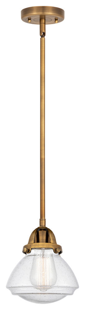 Olean Mini Pendant, Brushed Brass, Seedy, Seedy