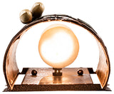 6 Wide Boulders Personalized Wall Sconce