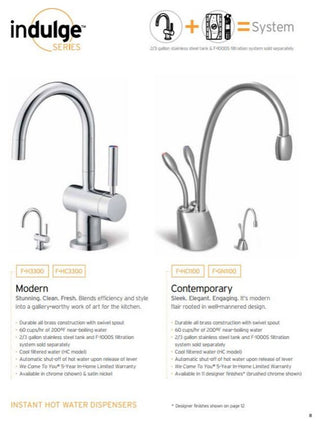 InSinkErator F-HC3300 Indulge Instant Hot Water Dispenser - Matte Black