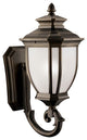 Outdoor Wall 1-Light, Rubbed Bronze