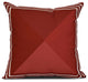 Nautical Angles, Geometric Print Pillow, Red, 20"x20"