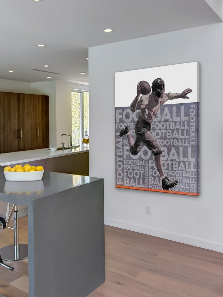 "Quarterback Pass Alternative Version 2" Artwork by Maurice Bower