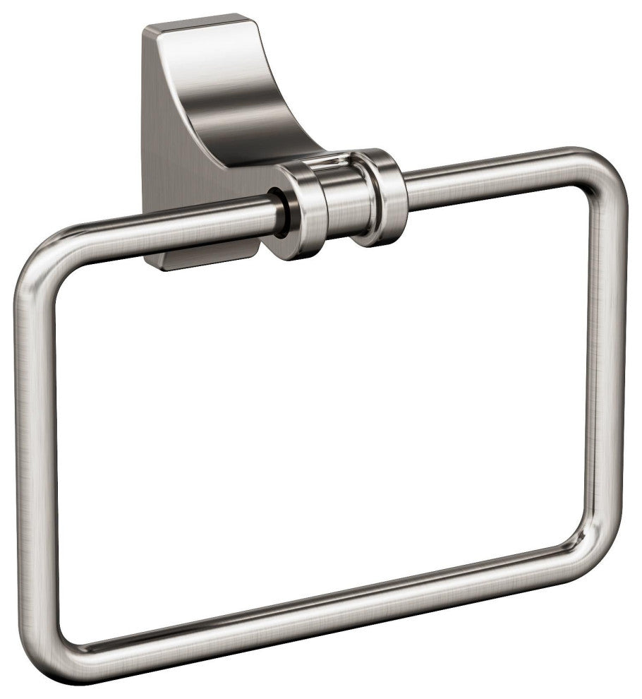 Amerock Davenport Transitional Towel Ring, Brushed Nickel