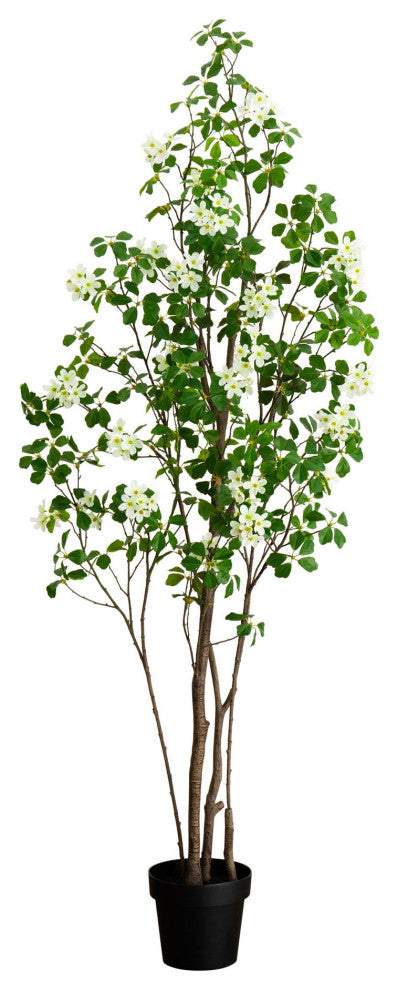 6ft. Artificial Dogwood Tree With Real Touch Leaves