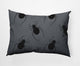 14"x20" Crawling Spiders Decorative Throw Pillow, Steel Gray