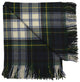Prince of Scots Highland Tartan Tweed Merino Wool Throw, Dress Gordon