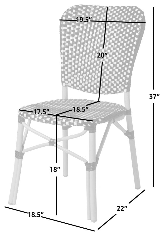 Orsay French Bistro Wicker Chair "“ 2pk