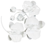 Orchid Sprig, Wall Decor, Small, White