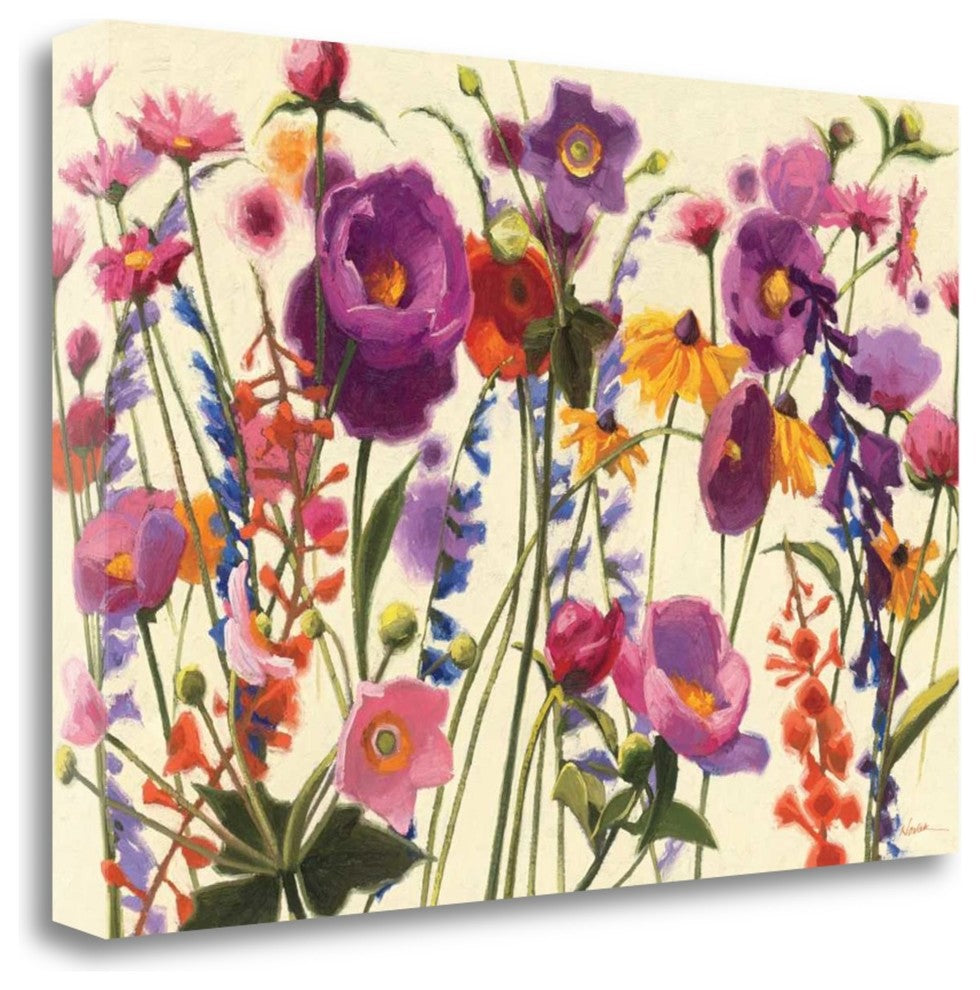 "Couleur Printemps I" By Shirley Novak, Giclee Print on Gallery Wrap Canvas
