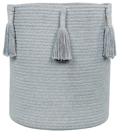 Woody Basket, Pearl Blue