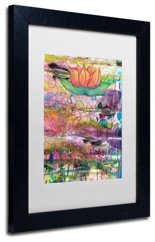 Lauren Moss 'Path to Enlightenment' Art, Black Frame, White Matte, 11"x14"
