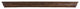 Dogberry Collections Shaker Wood Mantel, Dark Chocolate, 60"