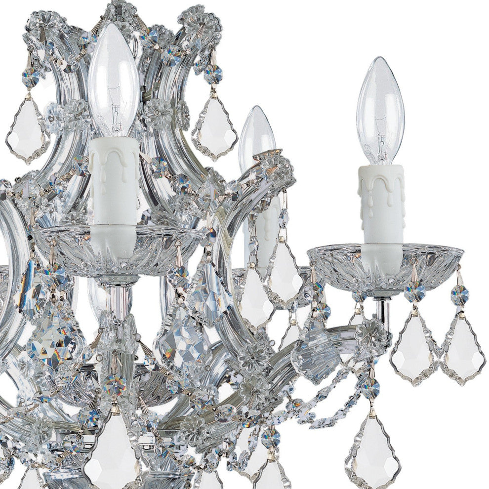 Crystorama Lighting Group 4405-CL-MWP Maria Theresa 6 Light 20"W - Gold