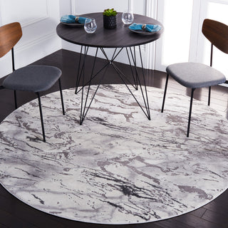 Safavieh Craft Collection CFT866H Rug, Grey/Dark Grey, 6'7" X 6'7" Round