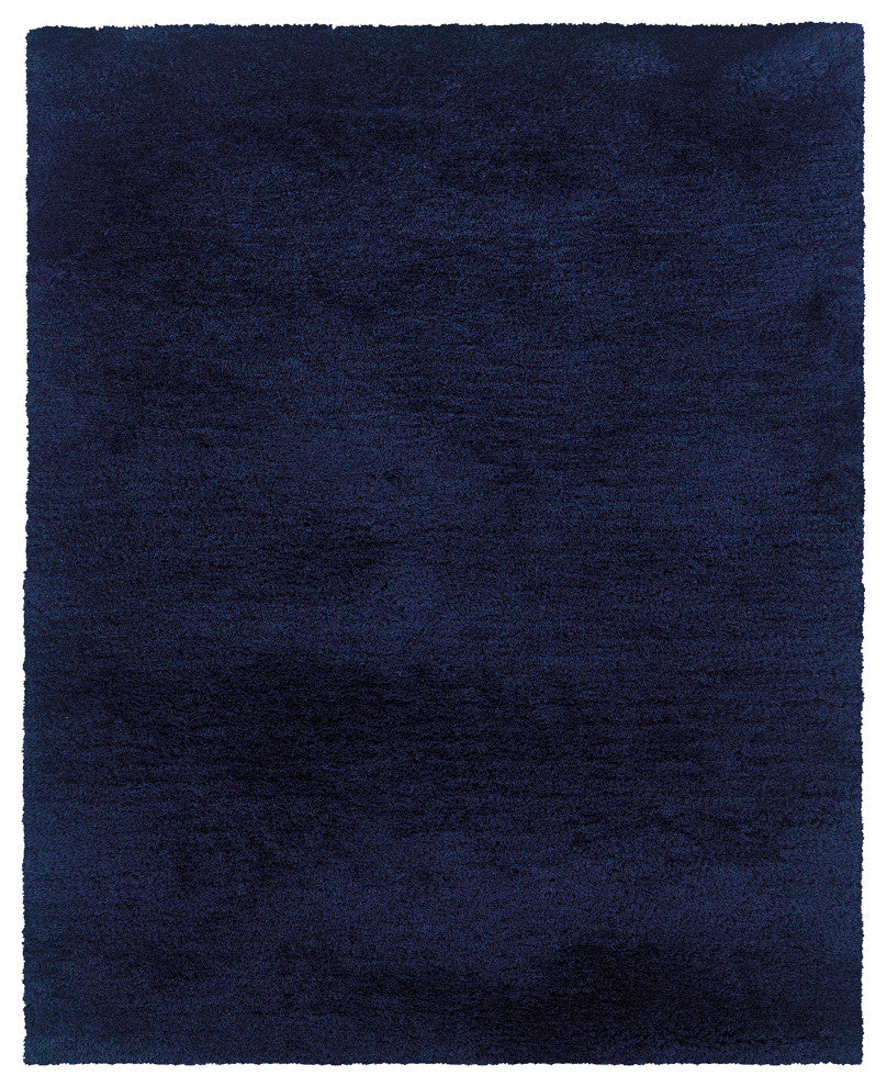 Oriental Weavers Cosmo Collection Blue Solid Indoor Area Rug 10'X13'