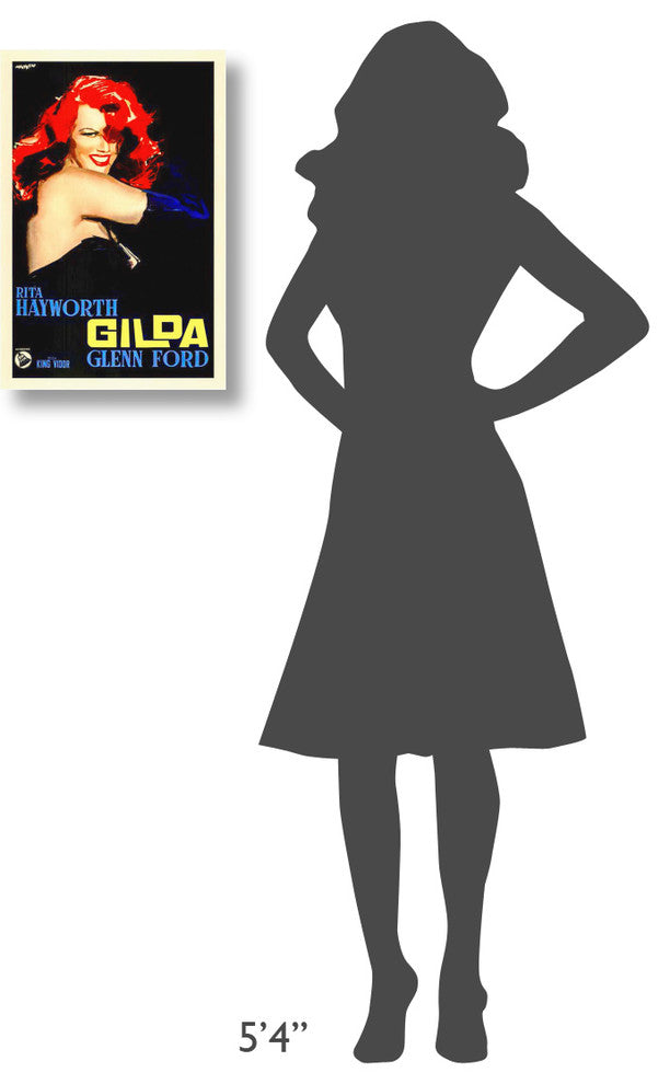"Gilda" Stretched Canvas Giclee by Hollywood Photo Archive, 15x22"