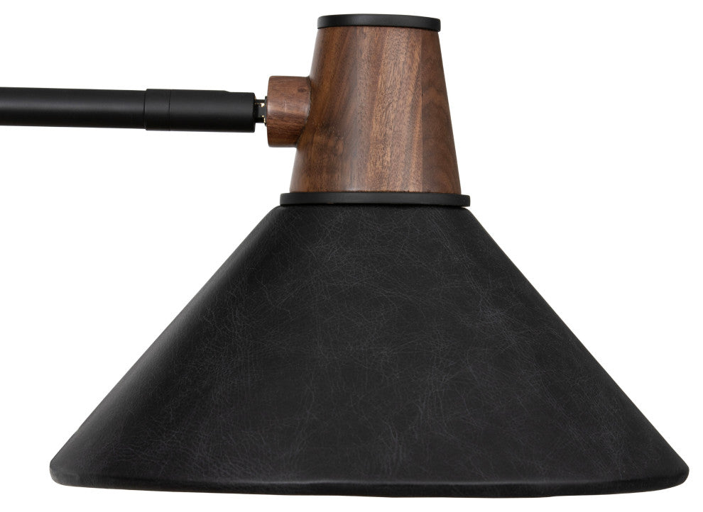 Cullen Chandelier-Black Leather