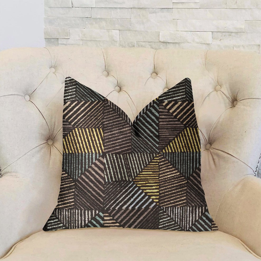 Highland Heights Multicolor Luxury Throw Pillow, 16"x16"