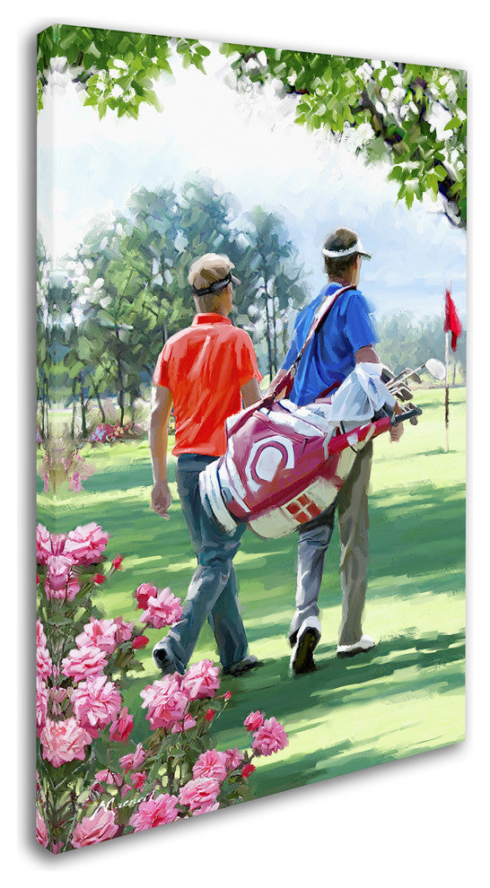 The Macneil Studio 'Golf Players' Canvas Art, 22" x 32"