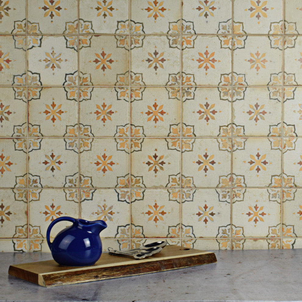 Mirambel Marron Ceramic Floor and Wall Tile