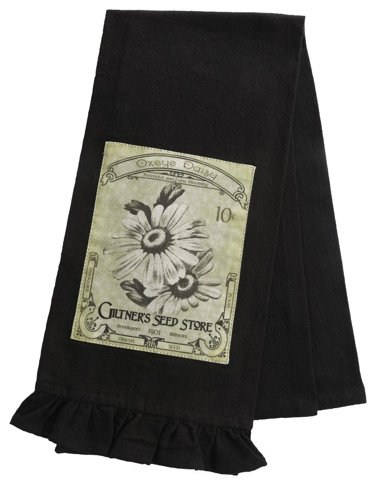 Vintage Garden 18x26 Tea Towel