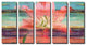 Painted Petals IX Canvas Art 5-Piece Set